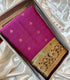 Vintage Kanchi Pattu Rani pink  gold zari  border