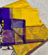 Yellow Ikkat Border Handloom Venkatagiri Silk Cotton Saree