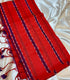 Mangalagiri Silk  red   with dark purple stripes