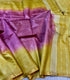 Pink Semi Tussar Saree