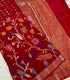 Vermilion Red Shade Banarasi Jamdani Pattu