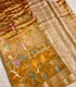 Orange Shade Banarasi Jamdani Pattu