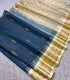 Blue Shade Gadwal Cotton  with Kanchi Border