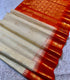 Cream Gadwal Cotton  with Kanchi Border