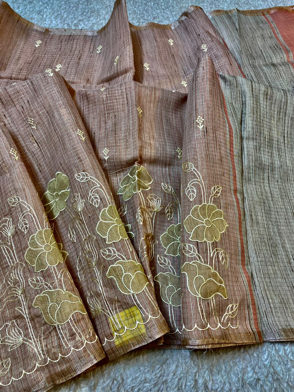 Brown Shade Color Kota Saree