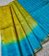 Mustard Yellow Semi Tussar Saree