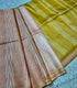 Peach shade Semi Tussar Saree