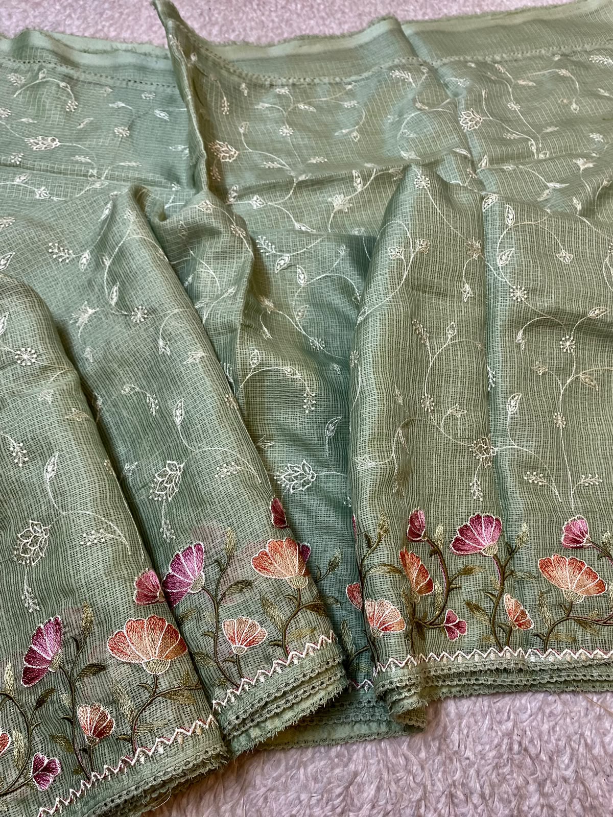 Light Green Shade Color Kota Saree