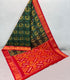 Green Ikkat cotton