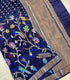 Blue Shade Banarasi Jamdani Pattu