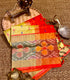 Venkatagiri Kollam Pattu Yellow and red
