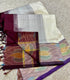 White Ikkat Border Handloom Venkatagiri Silk Cotton Saree