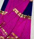 Blue pink Mysore Silk Saree