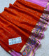 Pure Mysore silk Bright Orange)