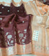 Handloom Brown Colour Raw Mango Silk Saree with  Kanchi Meenakari Border