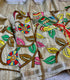 Cream Leaf Pattern Kota Saree
