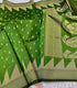 Handloom Green Chanderi Silk Cotton Saree