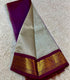 Cream Shade Gadwal Korvai Silk
