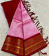 Pink Gadwal Korvai Silk