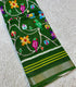 Green Mangalagiri Digital Print Saree