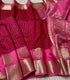 Dark red Mysore Silk Saree