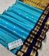 Ocean-Blue Gadwal Pattu