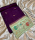 Purple Banarasi Kota silk saree