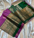 Purple Green Kanchi Pattu