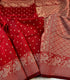 Handloom Maroon Chanderi Silk Cotton Saree