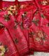 Red Floral Pattern Kota Saree