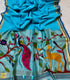Skyblue Tissue with Paithani border